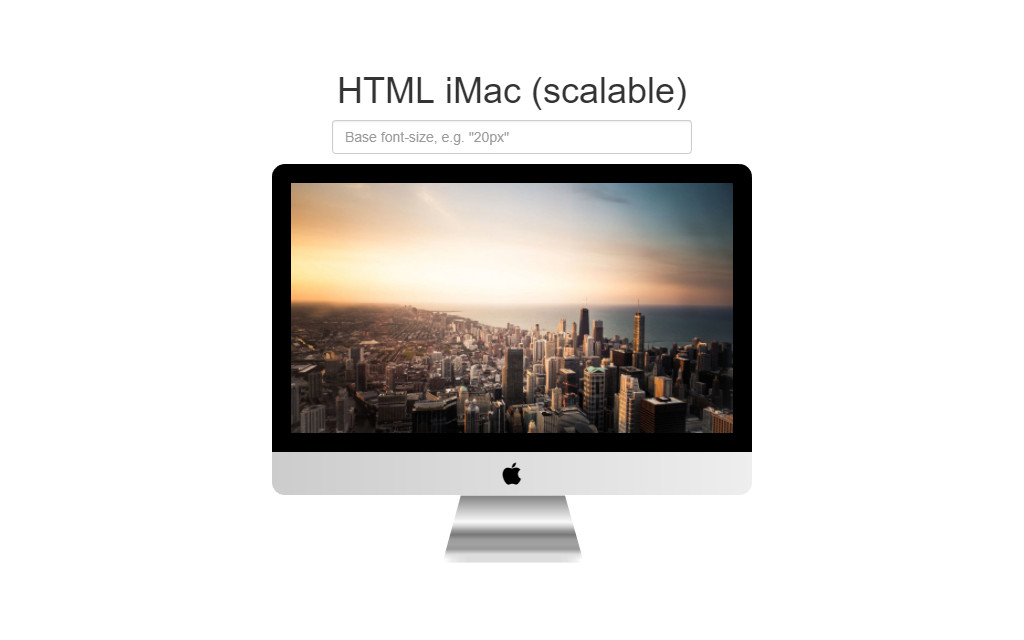 HTML iMac